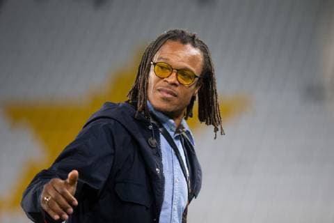 Edgar Davids during a training session prior to the UEFA Champions League quarter final match between Juventus FC and Ajax Amsterdam at the Allianz Arena on April 15, 2019 in Turin, Italy UEFA Champions League 2018 2019 xVIxVIxImagesx xTomxBodexMultimediaxIVx 14210065