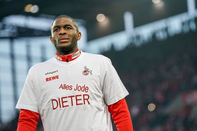 Sport Themen der Woche KW16 Sport Bilder des Tages Alles Jode Dieter, Anthony Modeste (Koeln), 1. FC Koeln - Hamburger SV, DFL regulations prohibit any use of photographs as image sequences and or quasi-video. 1. FC Koeln - Hamburger SV, Fussball, Herren, Maenner, 2. Bundesliga, Spieltag 29, 15.04.2019 Koeln *** Alles Jode Dieter Anthony Modeste Koeln 1 FC Koeln Hamburger SV DFL regulations prohibit any use of photographs as image sequences and or quasi video 1 FC Koeln Hamburger SV Fussball Herren Maenner 2 Bundesliga Spieltag 29 15 04 2019 Koeln Copyright: xEIBNER BenjaminxHornx EP_BHN