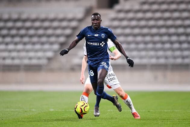 28 SILAS WAMANGITUKA (PFC) FOOTBALL : Paris FC vs Lorient - Dominos Ligue 2 - 15 04 2019 FEP Panoramic 
