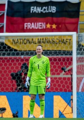 9 April 2019 Paderborn Benteler Arena soccer country match women Germany Japan Germany Almuth Schult