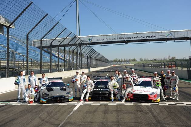 Sport Themen der Woche KW16 Sport Bilder des Tages Die DTM Fahrer und Autos für die Saison 2019 bei den Testfahrten der DTM auf dem Lausitzring. Copyright Thomas Pakusch *** The DTM drivers and cars for the 2019 season during the DTM tests at the Lausitzring Copyright Thomas Pakusch