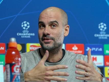 Manchester City Presser Pep Guardiola of Manchester City during a press conference PK Pressekonferenz at the Etihad Campus, Manchester Content Not Available For UK Newspapers Copyright: xStevexMcCormickx FIL-13123-0028