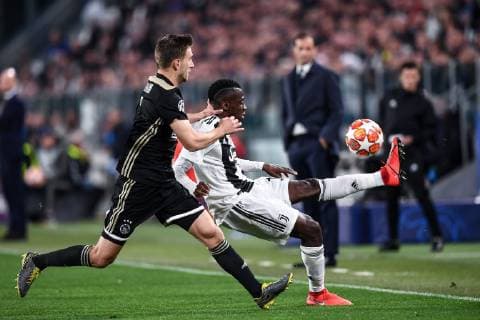 Mg Torino 16 04 2019 - Champions League Juventus-Ajax foto Matteo Gribaudi Image nella foto: Joel Veltman-Blaise Matuidi 