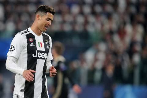 Turin Italy 16 04 2019 UEFA Champions League 2018 19 Season Quarterfinals 2 Round Juventus Turin Ajax Amsterdam Christiano Ronaldo JUV Watch DeFodi541