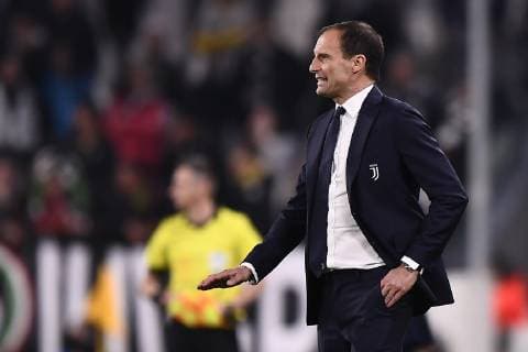 Photo LaPresse - Fabio Ferrari April 16, 2018 Turin, Italy soccer Juventus Fc vs Ajax - Uefa Champions - quarter to final- In the pic:Massimiliano Allegri (Juventus F.C.);  Copyright: xFabioxFerrari LaPressex