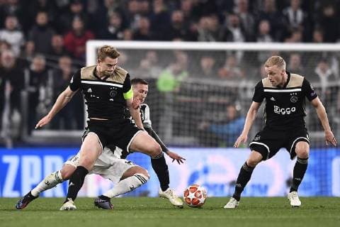Photo LaPresse - Fabio Ferrari April 16, 2018 Turin, Italy soccer Juventus Fc vs Ajax - Uefa Champions - quarter to final- In the pic:Matthijs de Ligt (AFC Ajax)  Copyright: xFabioxFerrari LaPressex