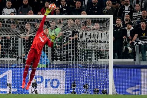 Turin Italy 16 04 2019 UEFA Champions League 2018 19 Season Quarter-finals 2 Round Juventus Turin Ajax Amsterdam Goalkeeper Wojciech Szczesny JUV in action DeFodi541
