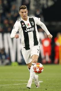 TORINO, Football,16-04-2019, Allianz Stadium . Champions League quarter finals second leg Juventus - Ajax. Juventus player Cristiano Ronaldo on the ball during the game Juventus - Ajax (1-2). Juventus - Ajax x3202348x