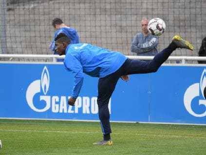 17 04 2019 Soccer GER 1 Bundesliga season 2018 2019 Training FC Schalke 04 Breel Embolo Schalke 04 Team2