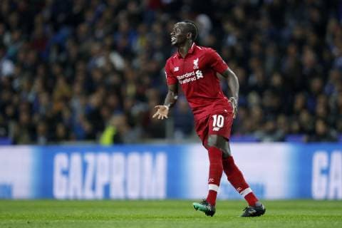 Sadio Mane of Liverpool FC during the UEFA Champions League quarter final match between FC Porto and Liverpool FC at Estadio do Dragao on April 17, 2019 in Porto, Portugal UEFA Champions League 2018 2019 xVIxVIxImagesx xMauricexvanxSteenxIVx 14221398