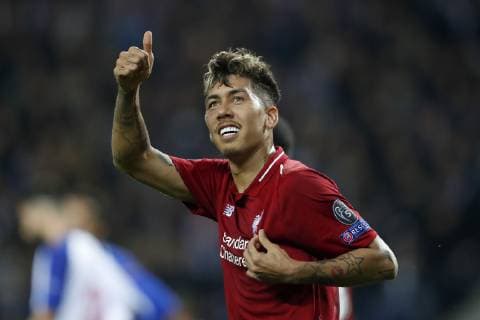 Roberto Firmino of Liverpool FC during the UEFA Champions League quarter final match between FC Porto and Liverpool FC at Estadio do Dragao on April 17, 2019 in Porto, Portugal UEFA Champions League 2018 2019 xVIxVIxImagesx xMauricexvanxSteenxIVx 14222058