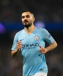 Manchester City v Tottenham Hotspur UEFA Champions League Ä°lkay Gundogan of Manchester City during the second leg of the UEFA Champions League quarter-final match at the Etihad Stadium, Manchester Content Not Available For UK Newspapers Copyright: xRussellxHartx FIL-13127-0082
