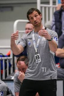 Coach Torsten Jansen Hamburg gestures at the game TSV Bayer Dorrmagen vs HSV Hamburg Handball 2 Bundesliga 18 04 2019 TSV Bayer Dorrmagen vs HSV Hamburg Handball 2 Bundesliga 18 04 2019 Dormagen Copyright: xEIBNER MarioxHommesx EP_MHS