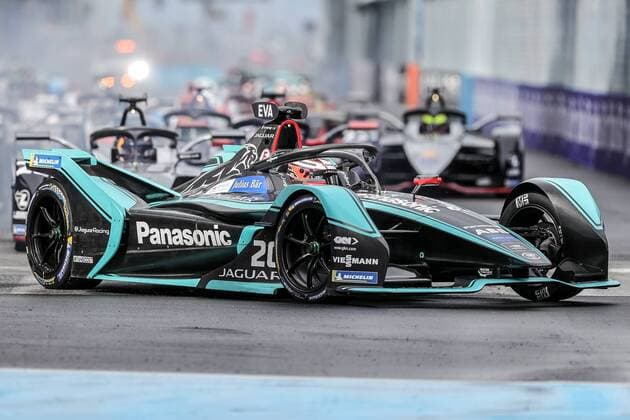 April 13, 2019 - Rome, Rome, Italy - Mitch Evans of the Panasonic Jaguar Racing Team during the ABB FIA Formula E Championship Round 7 GEOX Rome E-Prix 2019 at Circuito Cittadino dell EUR on April 13, 2019 in Rome, Italy. ABB FIA Formula E Championship 2019 - Rome E-Prix  - ZUMAn230 20190413_zaa_n230_2162 Copyright: xEmmanuelexCiancaglinix