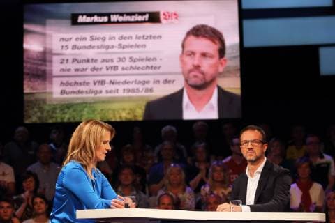 KATRIN MUELLER-HOHENSTEIN, FREDI BOBIC DAS AKTUELLE SPORTSTUDIO ZDF MAINZ 