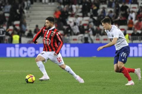 Assil Jaziri (OGC Nice) FOOTBALL : OGC Nice vs SM Caen - Ligue 1 conforama - Monaco - 20 04 2019 NorbertScanella Panoramic 
