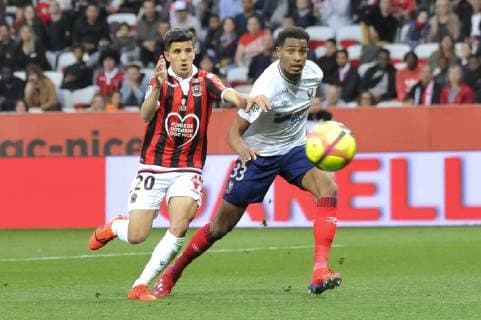 Youcef Atal (OGC Nice) FOOTBALL : OGC Nice vs SM Caen - Ligue 1 conforama - Monaco - 20 04 2019 NorbertScanella Panoramic 