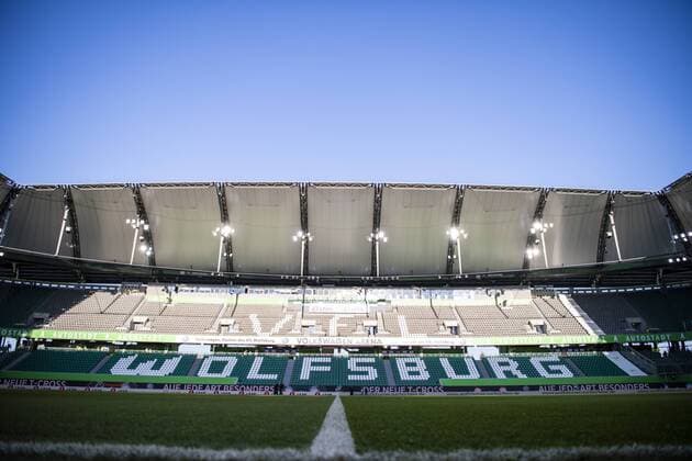 22 04 2019 xkvx Football 1 Bundesliga VfL Wolfsburg Eintracht Frankfurt emspor v l Stadium View Interior Interior Interior Volkswagen Arena DFL DFB REGULATIONS PROHIBIT ANY USE OF PHOTOGRAPHS as IMAGE SEQUENCES and or QUASI VIDEO Wolfsburg