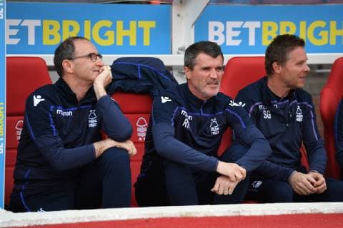 Nottingham Forest v Middlesbrough Sky Bet Championship Nottingham Forest Manager Martin O Neill, Assistant Manager Roy Keane coach Steve Guppy ahead of the Sky Bet Championship match at the City Ground, Nottingham Content Not Available For UK Newspapers Copyright: xMartynxHaworthx FIL-13154-0125