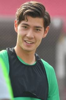 Naturalized Chinese football player John Hou S?ter of China s Beijing Sinobo Guoan take part in a training session before the group G match against Thailand s Buriram United during the 2019 AFC Champions League in Beijing, China, 23 April 2019. Beijing Sinobo Guoan gears up for 2019 AFC group G match  20190423_304006