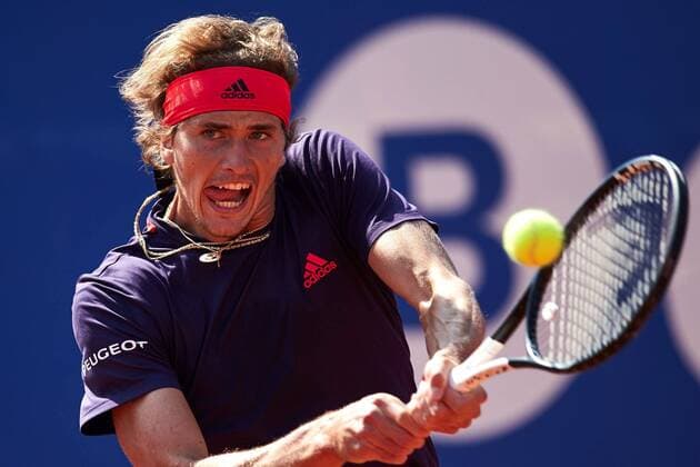 Sport Bilder des Tages Mischa Zverev of Germany in action against David Ferrer of Spain during their second round men s single match of the 67th Barcelona Open Trofeo Conde de Godo tennis tournament in Barcelona, Spain, 23 April 2019. David Ferrer vs Mischa Zverev !ACHTUNG: NUR REDAKTIONELLE NUTZUNG!  Copyright: xAlejandroxGarciax GRAFCAT7606 20190423-636916365965505838