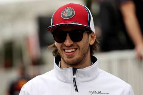 Photo4 LaPresse 25 04 2019 Baku, Azerbaijan Grand Prix Formula One Azerbaijan 2019 In the pic: Antonio Giovinazzi (ITA) Alfa Romeo Racing C38  Copyright: xPhoto4 LaPressex