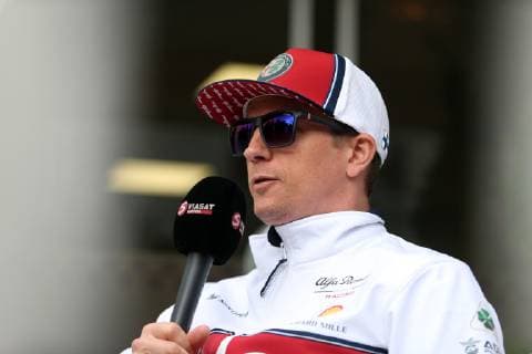 Photo4 LaPresse 25 04 2019 Baku, Azerbaijan Grand Prix Formula One Azerbaijan 2019 In the pic: Kimi Raikkonen (FIN) Alfa Romeo Racing C38  Copyright: xPhoto4 LaPressex
