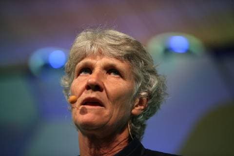 Technical director of the Swedish women s soccer team, Pia Mariane Sundhage, speaks during a seminar held at the headquarters of the Brazilian Football Confederation (CBF), in Rio de Janeiro, Brazil, 25 April 2019. The CBF organizes a seminar to analyze ways for the development of Brazilian Football Confederation organizes seminar in Rio de Janeiro !ACHTUNG: NUR REDAKTIONELLE NUTZUNG!  Copyright: xMarceloxSayãox AME4754 20190425-636918085483612883