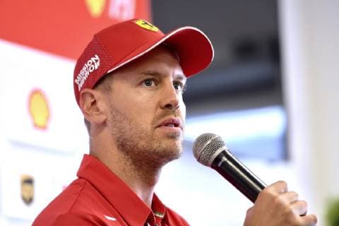 VETTEL Sebastian F1 Team Scuderia Ferrari F1 2019 Grand Prix of Azerbaijan at 25 04 2019 in Baku