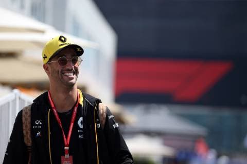 Photo4 LaPresse 26 04 2019 Baku, Azerbaijan Grand Prix Formula One Azerbaijan 2019 In the pic: Daniel Ricciardo (AUS) Renault Sport F1 Team RS19  Copyright: xPhoto4 LaPressex