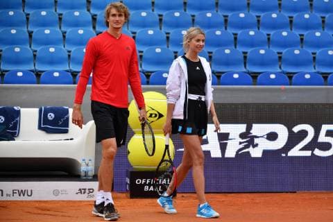 Press date Promidoppel Lena Gercke Alexander Zverev Tennis BMW Open 2019 on 26 04 2019 in Munich
