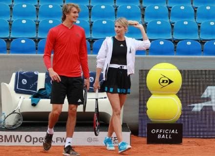 Promidoppel Lena Gercke Alexander Zverev Tennis BMW Open 2019 26 04 2019