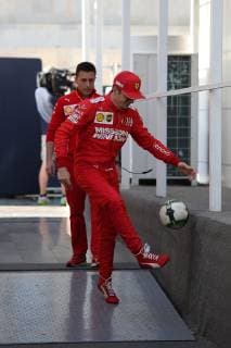 Photo4 LaPresse 26 04 2019 Baku, Azerbaijan Grand Prix Formula One Azerbaijan 2019 In the pic: Charles Leclerc (MON) Scuderia Ferrari SF90  Copyright: xPhoto4 LaPressex