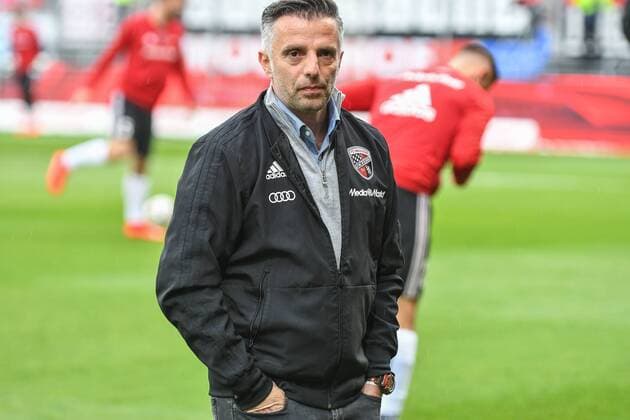 Coach Tomas Oral FC Ingolstadt 04 FC Ingolstadt 04 SG Dynamo Dresden Football 2 Bundesliga 26 04 2019 DFL REGULATIONS PROHIBIT ANY USE OF PHOTOGRAPHS AS IMAGE SEQUENCES AND OR QUASI VIDEO Ingolstadt Bayern Germany Copyright: xkolbert-press BurghardxSchreyerx
