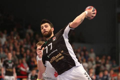 Handball 2 Handball Bundesliga 2018 2019 Handball Sportverein Hamburg vs. TV Emsdetten Kevin Autumn Handball Sportverein Hamburg 7meter held Sporthalle Hamburg Hamburg Hamburg