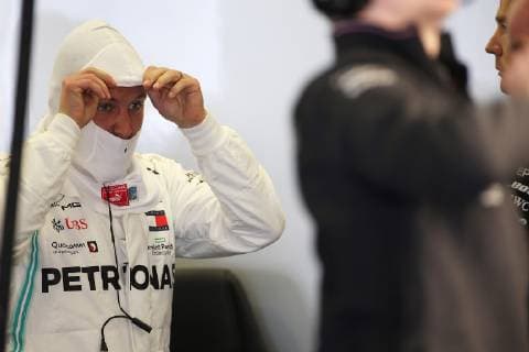 Photo4 LaPresse 27 04 2019 Baku, Azerbaijan Grand Prix Formula One Azerbaijan 2019 In the pic: Valtteri Bottas (FIN) Mercedes AMG F1 W10  Copyright: xPhoto4 LaPressex