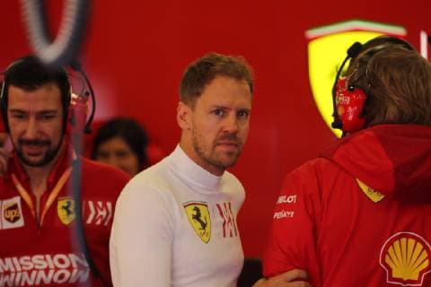 Photo4 LaPresse 27 04 2019 Baku, Azerbaijan Grand Prix Formula One Azerbaijan 2019 In the pic: Sebastian Vettel (GER) Scuderia Ferrari SF90  Copyright: xPhoto4 LaPressex