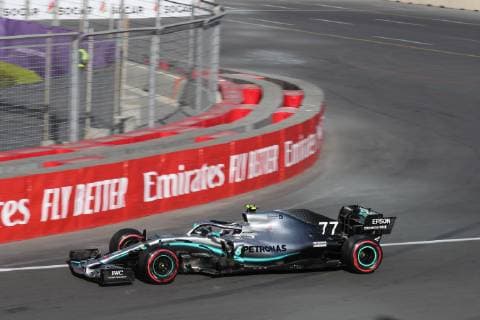 Photo4 LaPresse 27 04 2019 Baku, Azerbaijan Grand Prix Formula One Azerbaijan 2019 In the pic: Valtteri Bottas (FIN) Mercedes AMG F1 W10  Copyright: xPhoto4 LaPressex