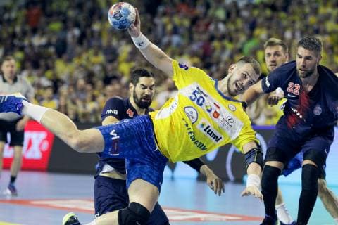 Kielce, 27.04.2019 PILKA RECZNA MEZCZYZN LIGA MISTRZOW MECZ PGE VIVE KIELCE - PARIS SAINT GERMAIN HANDBALL MAN , CHAMPIONS LEAUGUE , PGE VIVE KIELCE - PARIS SAINT GERMAIN NZ artsem karalek FOT. Pawel Janczyk 400mm.pl NEWSPIX.PL --- Newspix.pl  190427JAN214