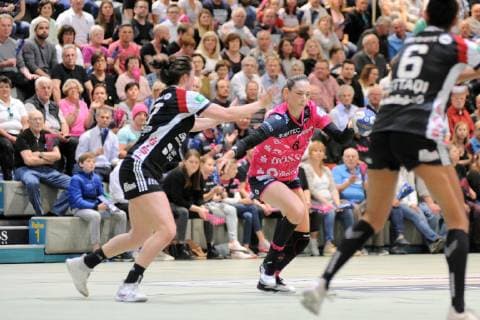 Monika Kobylinska TusSies Metzingen 8 TusSies Metzingen Handball HBF Ligaspiel 27 04 2019 Photo TBaur Eibner TusSies Metzingen vs HSG Bensheim Auerbach Metzingen Copyright: xEIBNER TobiasxBaurx EP_TBR