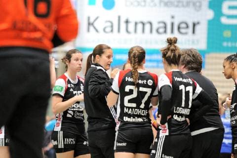 Time Out Bensheim TusSies Metzingen Handball HBF League 27 04 2019 Photo TBaur Eibner TusSies Metzingen vs HSG Bensheim Auerbach Metzingen Copyright: xEIBNER TobiasxBaurx EP_TBR