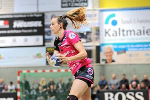 Anika Niederwieser TusSies Metzingen 14 TusSies Metzingen Handball HBF League 27 04 2019 Photo TBaur Eibner TusSies Metzingen vs HSG Bensheim Auerbach Metzingen Copyright: xEIBNER TobiasxBaurx EP_TBR
