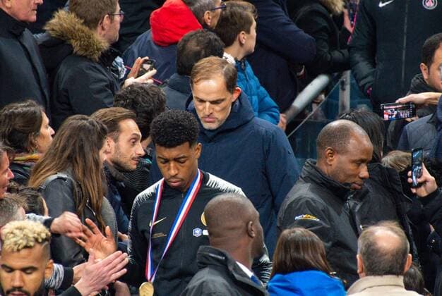 Thomas Tuchel - Stationen als Trainer, Paris Saint-Germain 2018 - 2020 Sport Themen der Woche KW17 Sport Bilder des Tages Deception de Thomas Tuchel ( entraineur PSG ) FOOTBALL : Stade Rennais vs Paris Saint Germain - Finale Coupe de France - 27 04 2019 FedericoPestellini Panoramic 