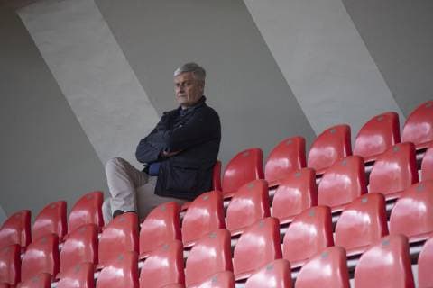1. FC Köln U19 - MSV Duisburg U19 Fussball A-Junioren Bundesliga 2018 2019 Franz- Kremer-Stadion Koeln Deutschland Datum: 28.04.2019 Armin Veh (1. FC Köln) *** 1 FC Köln U19 MSV Duisburg U19 Football A Juniors Bundesliga 2018 2019 Franz Kremer Stadium Cologne Germany Date 28 04 2019 Armin Veh 1 FC Köln