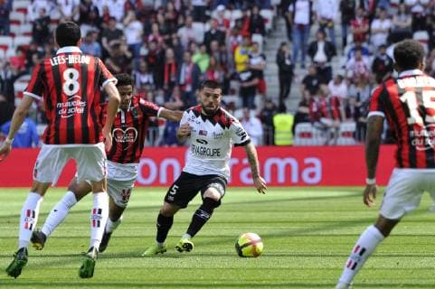 Pedro Miguel Braga Rebocho (EA Guingamp) FOOTBALL : OGC Nice vs EA Guingamp - Ligue 1 conforama - Nice - 28 04 2019 NorbertScanella Panoramic 