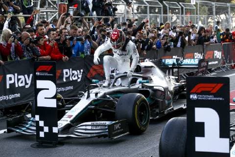 Motorsports: FIA Formula One World Championship WM Weltmeisterschaft 2019, Grand Prix of Azerbaijan, 44 Lewis Hamilton (GBR, Mercedes AMG Petronas Motorsport), Baku Azerbaijan