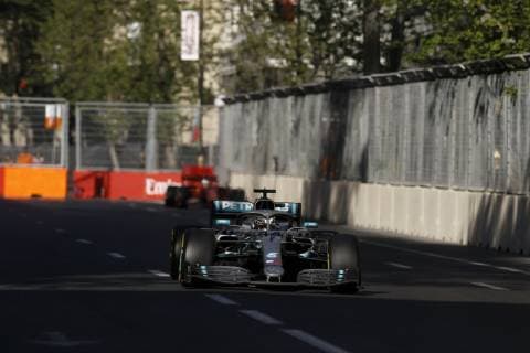Motorsports: FIA Formula One World Championship WM Weltmeisterschaft 2019, Grand Prix of Azerbaijan, 44 Lewis Hamilton (GBR, Mercedes AMG Petronas Motorsport), Baku Azerbaijan