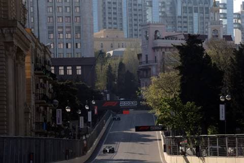Photo4 LaPresse 28 04 2019 Baku, Azerbaijan Grand Prix Formula One Azerbaijan 2019 In the pic: Valtteri Bottas (FIN) Mercedes AMG F1 W10 and Lewis Hamilton (GBR) Mercedes AMG F1 W10  Copyright: xPhoto4 LaPressex