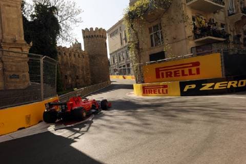 Photo4 LaPresse 28 04 2019 Baku, Azerbaijan Grand Prix Formula One Azerbaijan 2019 In the pic: Sebastian Vettel (GER) Scuderia Ferrari SF90  Copyright: xPhoto4 LaPressex