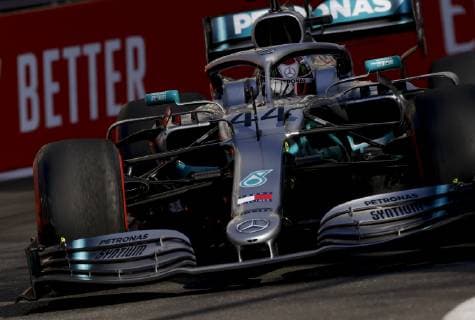 Motorsports: FIA Formula One World Championship WM Weltmeisterschaft 2019, Grand Prix of Azerbaijan, 44 Lewis Hamilton (GBR, Mercedes AMG Petronas Motorsport), Baku Azerbaijan